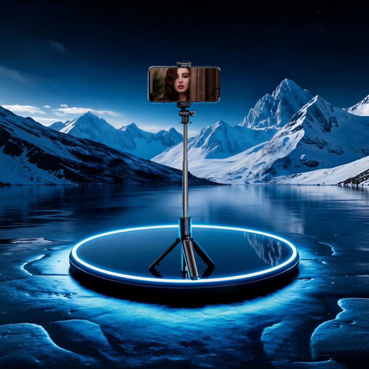 SelfieCom Selfie Stick Integrated Tripod