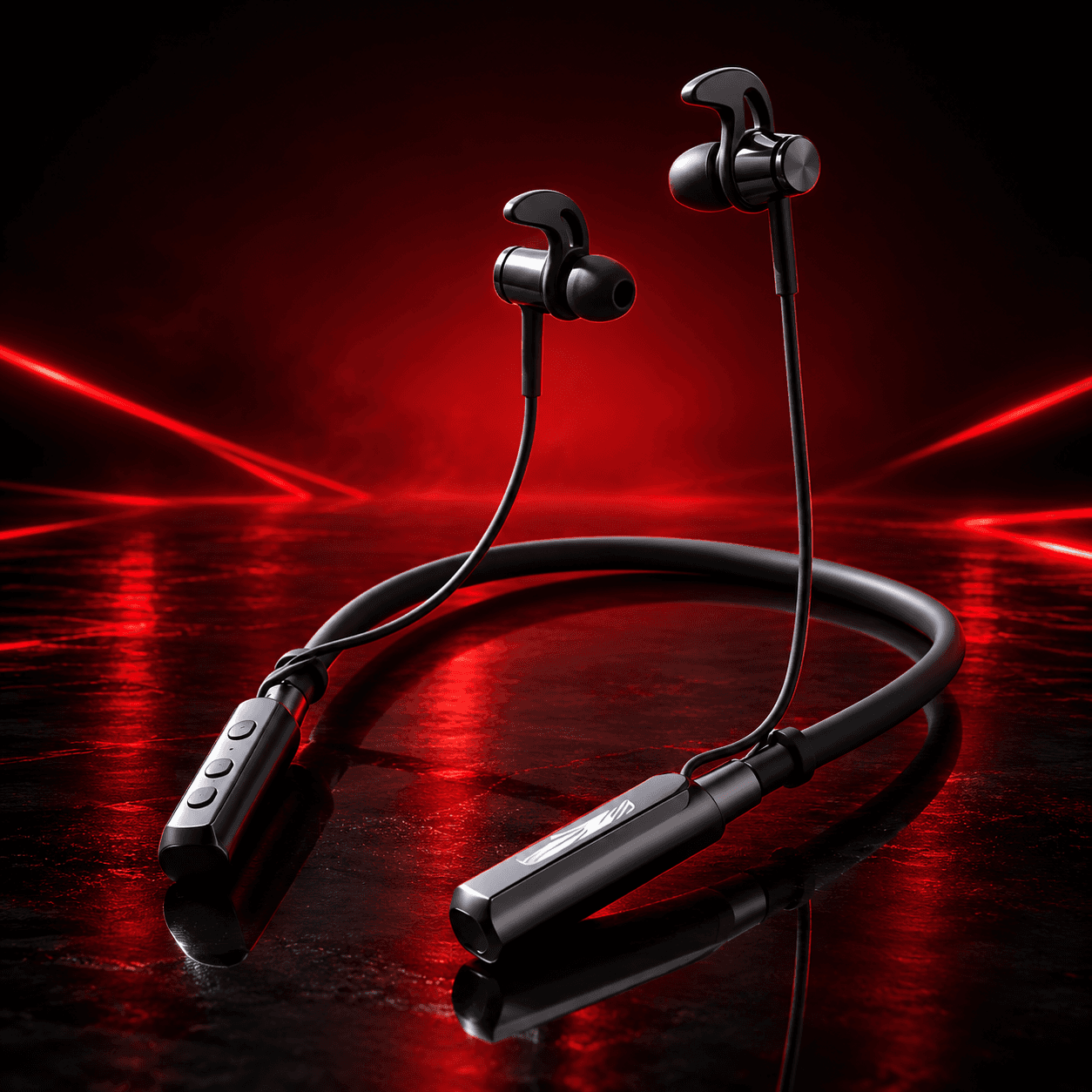 Aiplus 33 Wireless Sports Headset Magnetic In-Ear Bluetooth Neckband with 90-Hour Playtime
