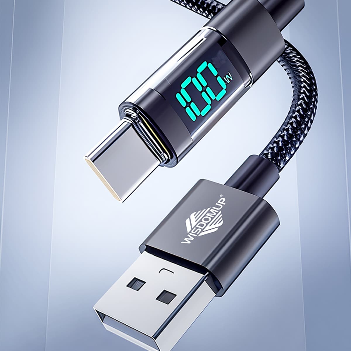 SJX-47T 100W Fully Compatible USB-A to Type-C Fast Charging Cabl
