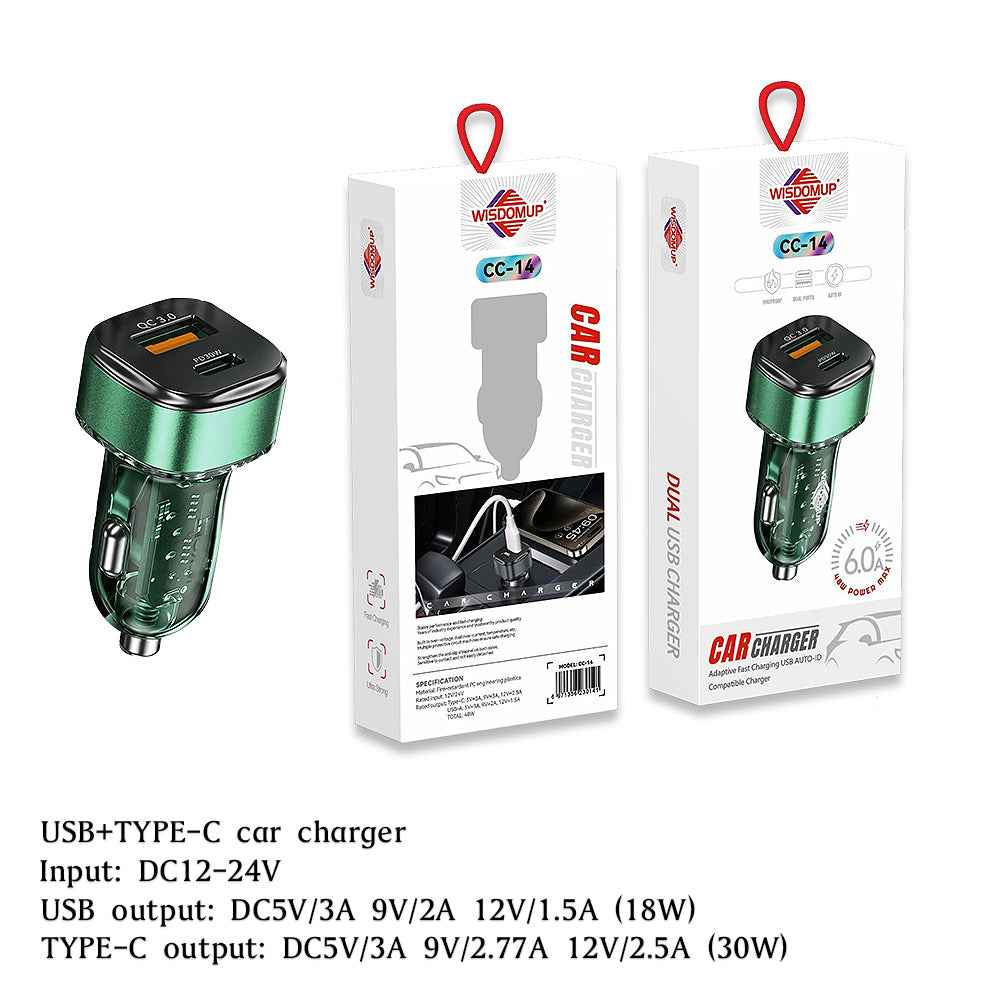 Wisdom Up Car Charger CC-14