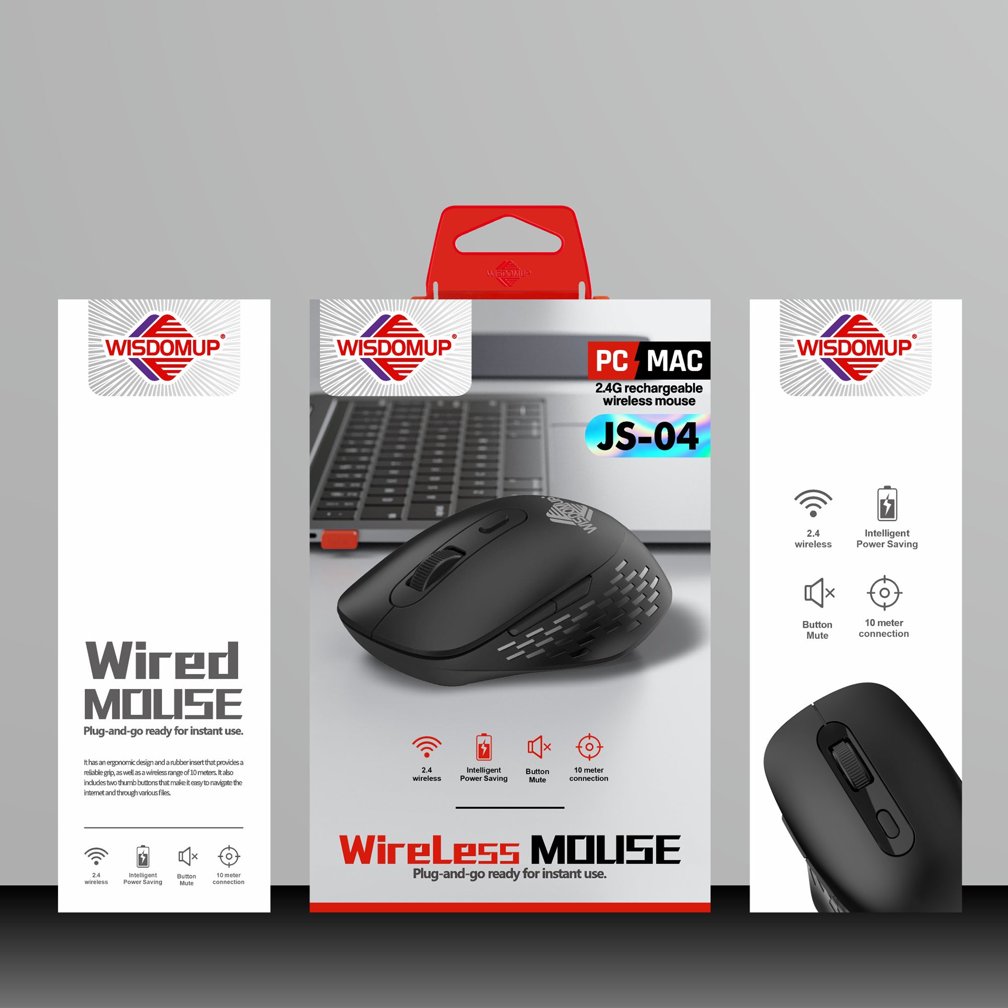 WisdomUp Wireless Mouse JS-04